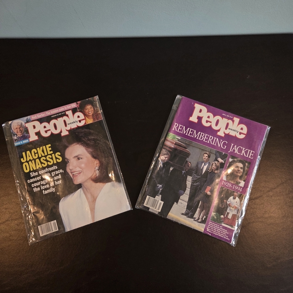 Vintage 1994 People Magazine Lot of 2 — Jackie Onassis & Remembering Jackie